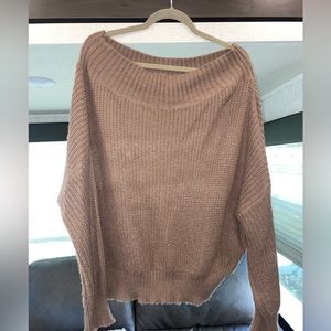 Oversized Off the shoulder sweater